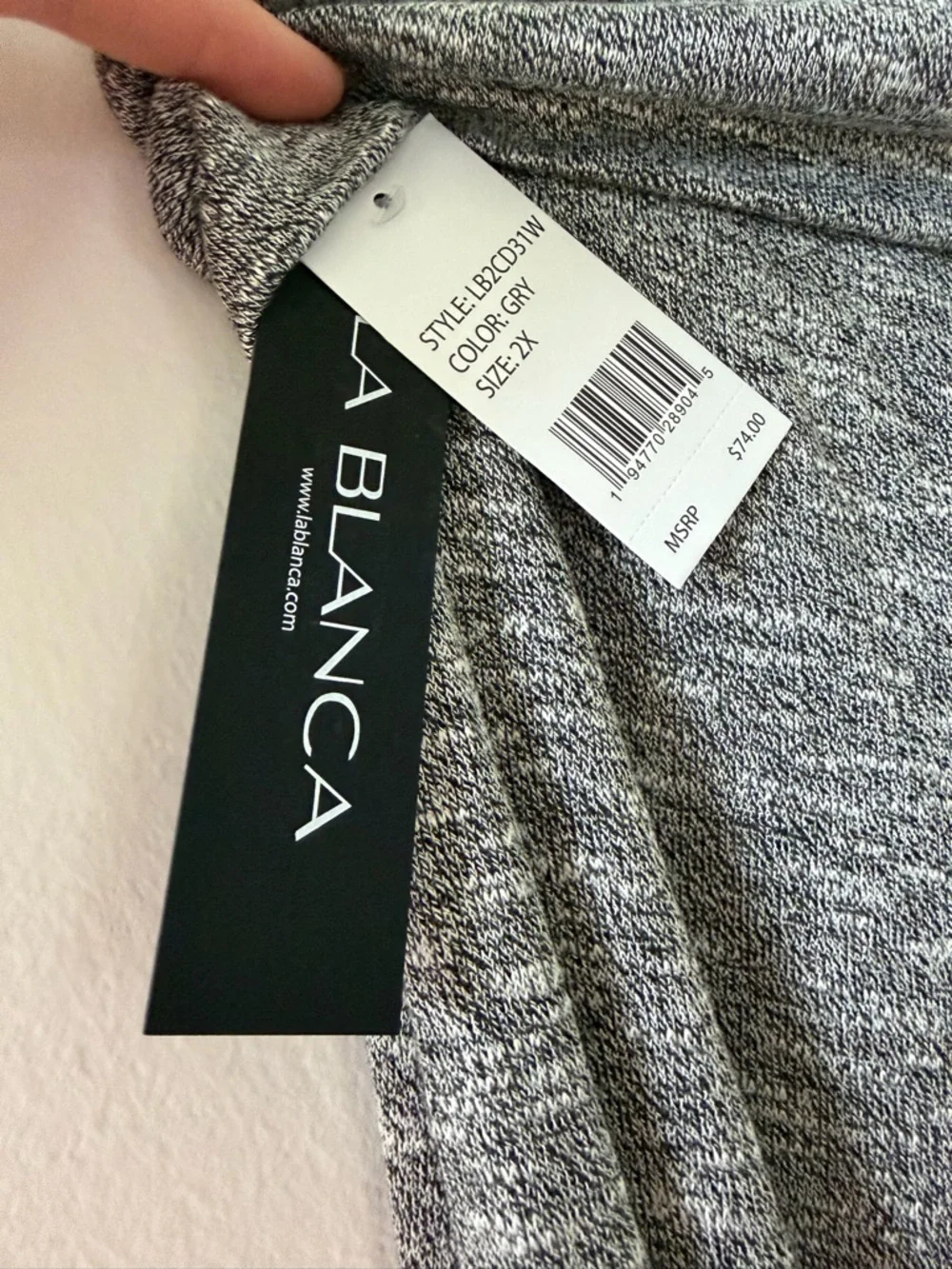 La Blanca foldover lounge pants - Picture 3 of 5